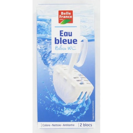 Bloc Cuvette Wc Eau Bleue 2x40g - BELLE FRANCE