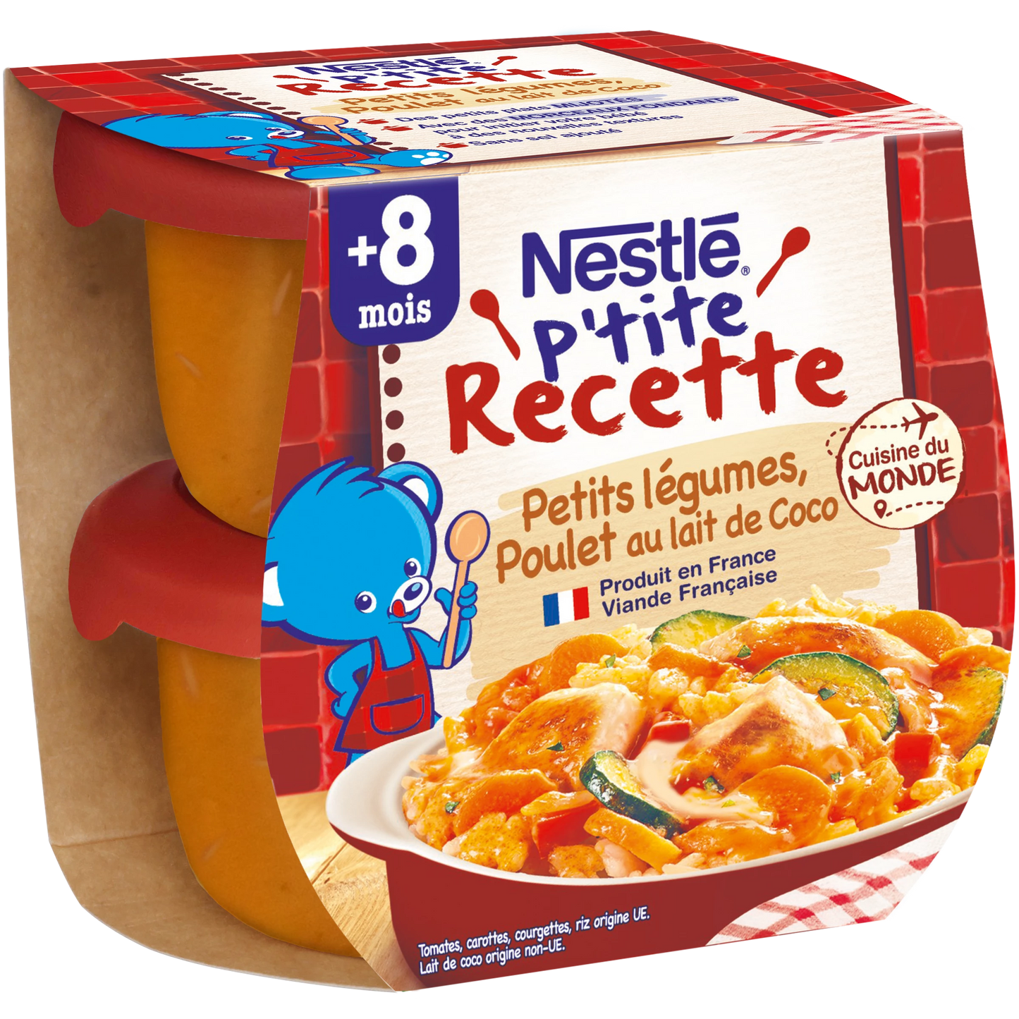 Ptit Recette Plat bébé dés 8 mois, petits légumes pou...