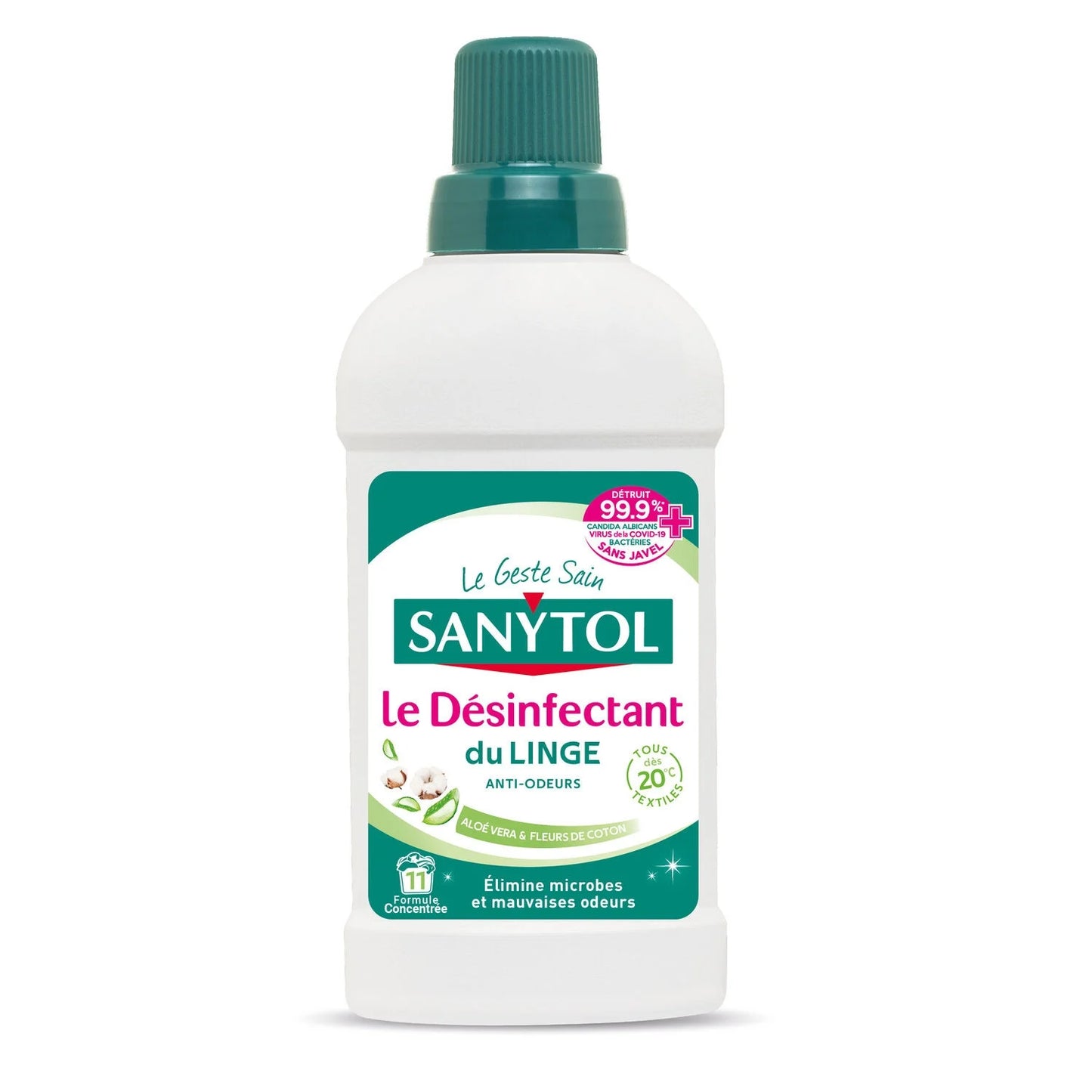 Désinfectant Linge Aloé Vera & Fleur De Coton 500ml -...